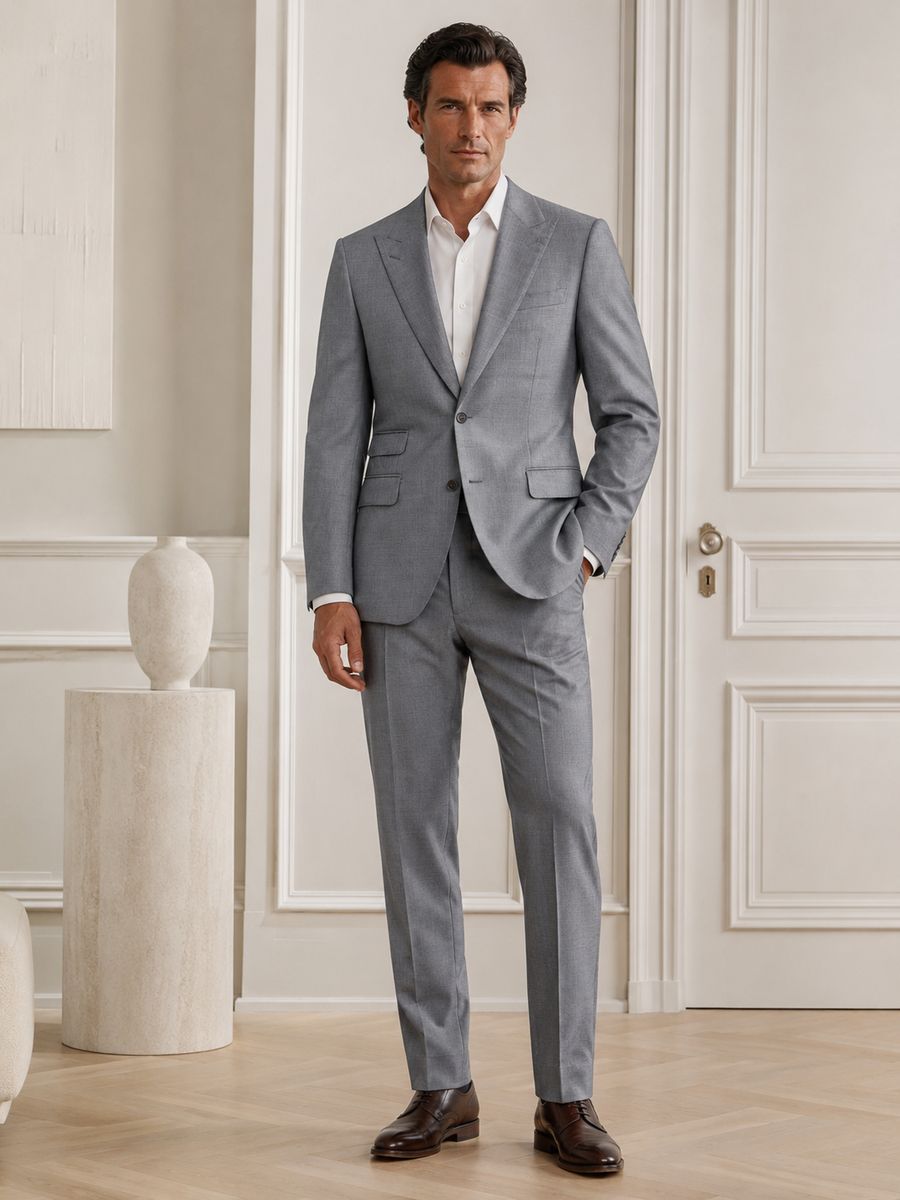 Charcoal Full-Canvas suit